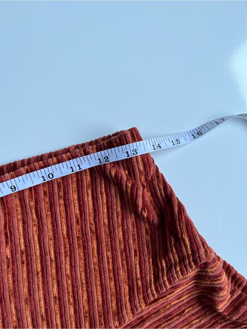 Free People Camden Ribbed Flared Mini Skirt- burnt orange - Picture 5 of 7